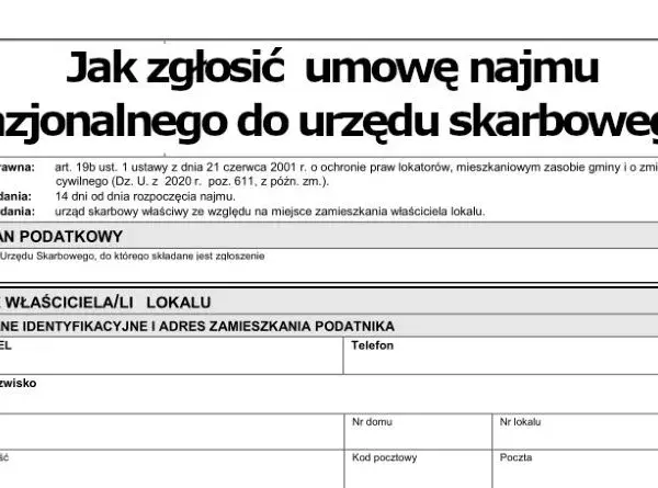 Zgłoszenie wynajmu mieszkania do US: Jak uniknąć błędów i kar?