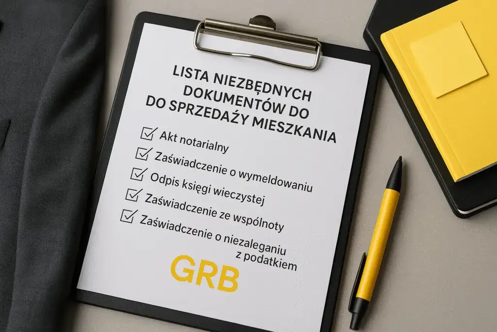 Lista dokumentów do sprzedaży mieszkania